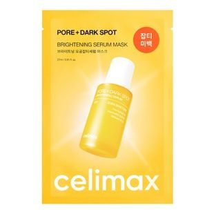 Освітлююча тканинна маска на основі сироватки Celimax Pore+Dark Spot Brightening Serum Mask, 1 шт 8809750465235 фото