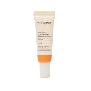 Сонцезахисний крем з антиоксидантним захистом WhoCares Bifida Barrier Sun Cream, 10 мл 4820268260062 фото