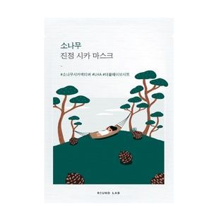 Заспокійлива тканинна маска з екстрактом голок сосни ROUND LAB Pine Calming Cica Mask Sheet, 27 мл 8809783325711 фото