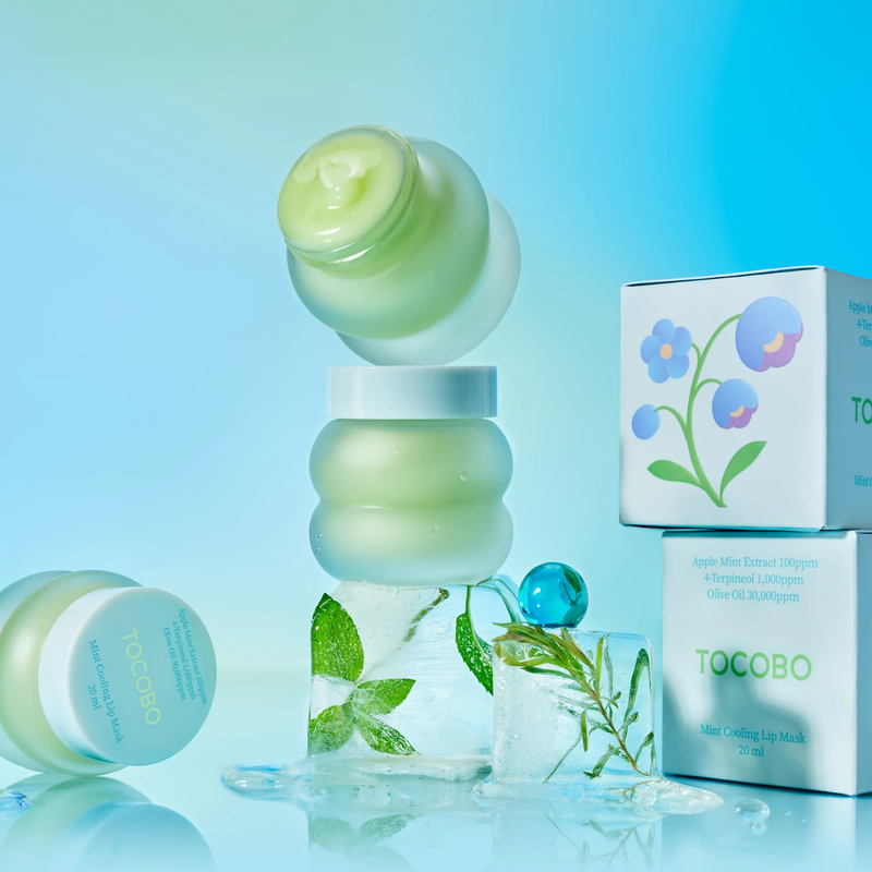 Регенеруюча нічна маска для губ Tocobo Mint Cooling Lip Mask, 20 мл 04644 фото