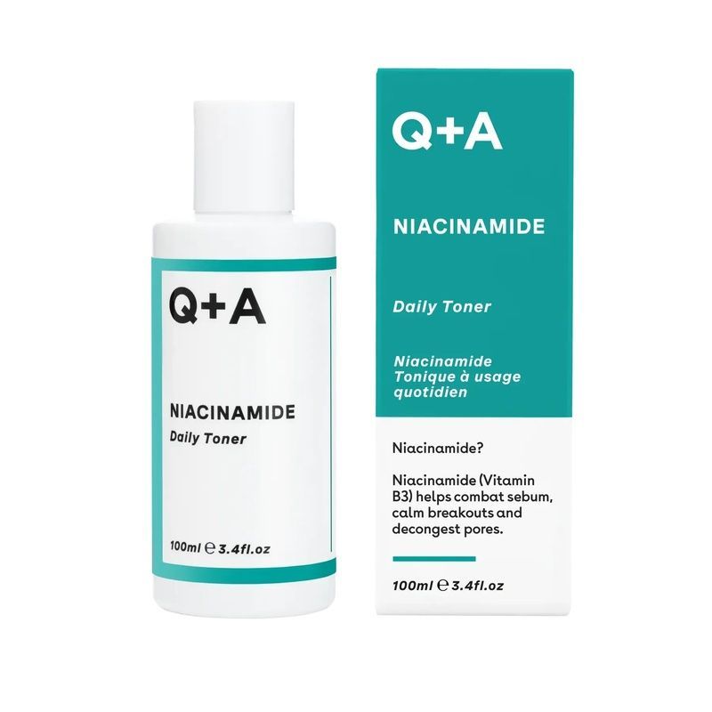 Зволожуючий тонер для обличчя з ніацинамідом Q+A Niacinamide Daily Toner, 100 мл 742271477173 фото