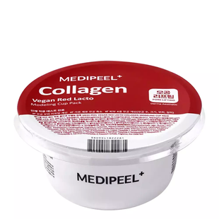 Моделююча маска з лактобактеріями для обличчя Medi-Peel Vegan Red Lacto Collagen Modeling Cup Pack, 28 г 8809941822281 фото