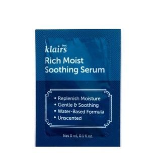 Заспокійлива сироватка для обличчя зі зволожуючим ефектом DEAR, KLAIRS Rich Moist Soothing Serum, 3 мл 086543256678 фото