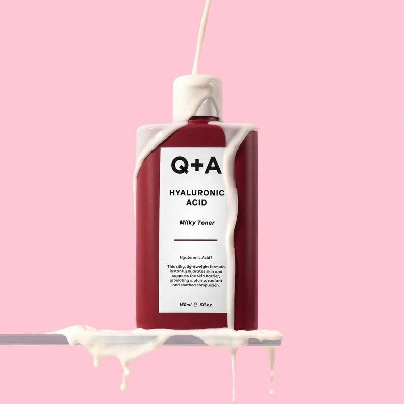 Молочковий тонер для обличчя з гіалуроновою кислотою Q+A Hyaluronic Acid Milky Toner, 150 мл 5061066470874 фото