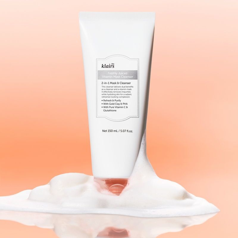 Очищуюча маска з вітаміном С DEAR, KLAIRS Freshly Juiced Vitamin Mask Cleanser, 20 мл 8809572895098 фото