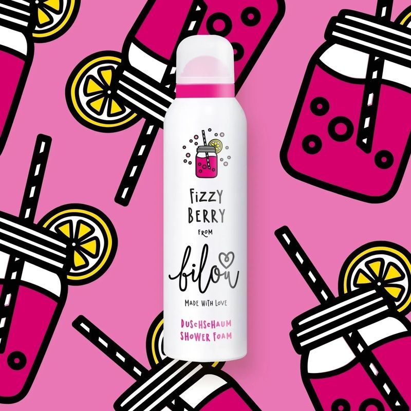 Пінка для душу Bilou Fizzy Berry, 200 мл 4260437290139 фото