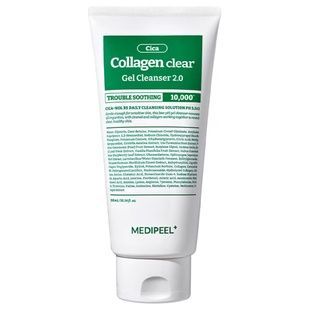 Колагенова пінка для вмивання з CICA-комплексом Medi-Peel Green Cica Collagen Clear Gel Cleanser 2.0, 120 мл 8809941820270 фото