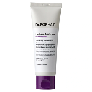 Зволожуюча маска-кондиціонер для тонкого волосся DR.FORHAIR Heritage Treatment Sweet Delight, 70 мл 8809669503745 фото
