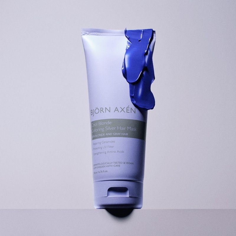 Маска для блонду Bjorn Axen Cool Blonde Coloring Silver Mask, 200 мл 7350001706214 фото