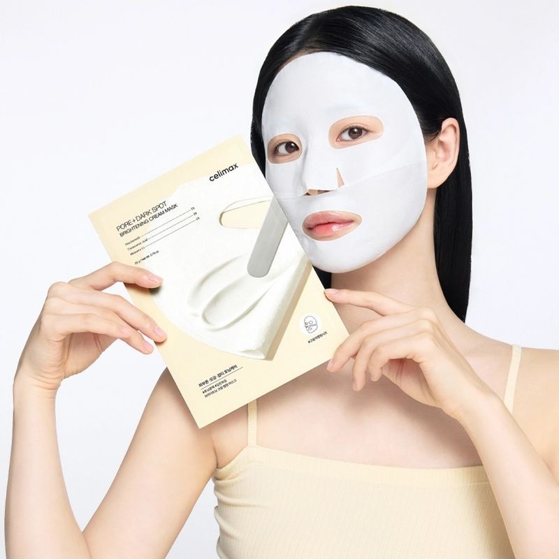 Освітлююча крем-маска для обличчя Celimax Pore+ Dark Spot Brightening Cream Mask, 1 шт 8800296551550 фото