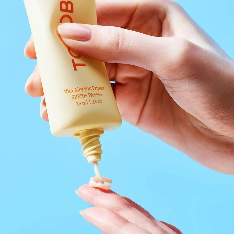 Вирівнюючий сонцезахисний праймер для обличчя Tocobo Vita Airy Sun Primer SPF50+ PA++++, 35 мл 8809835061765 фото