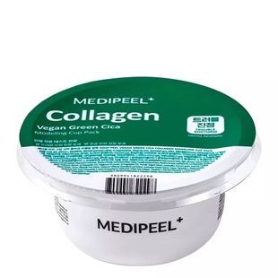 Заспокійлива моделююча маска для обличчя Medi-Peel Vegan Green Cica Collagen Modeling Cup Pack, 28 г 8809941822298 фото