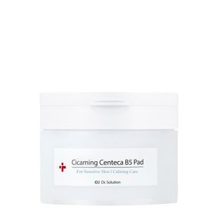 Заспокійливі педи з центеллою та пантенолом CUSKIN Dr. Solution Cicaming Centeca B5 Pad, 80 шт 8809207225139 фото