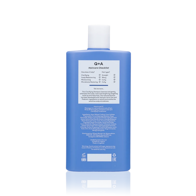 Шампунь для інтенсивного очищення Q+A Clarifying Shampoo, 250 мл 5060486268870 фото