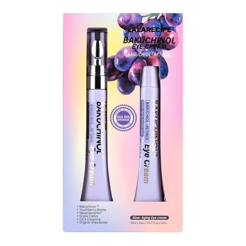 Крем для зони навколо очей з бакучіолом LALARECIPE Bakuchinol Eye Cream, 5 мл 792426 фото