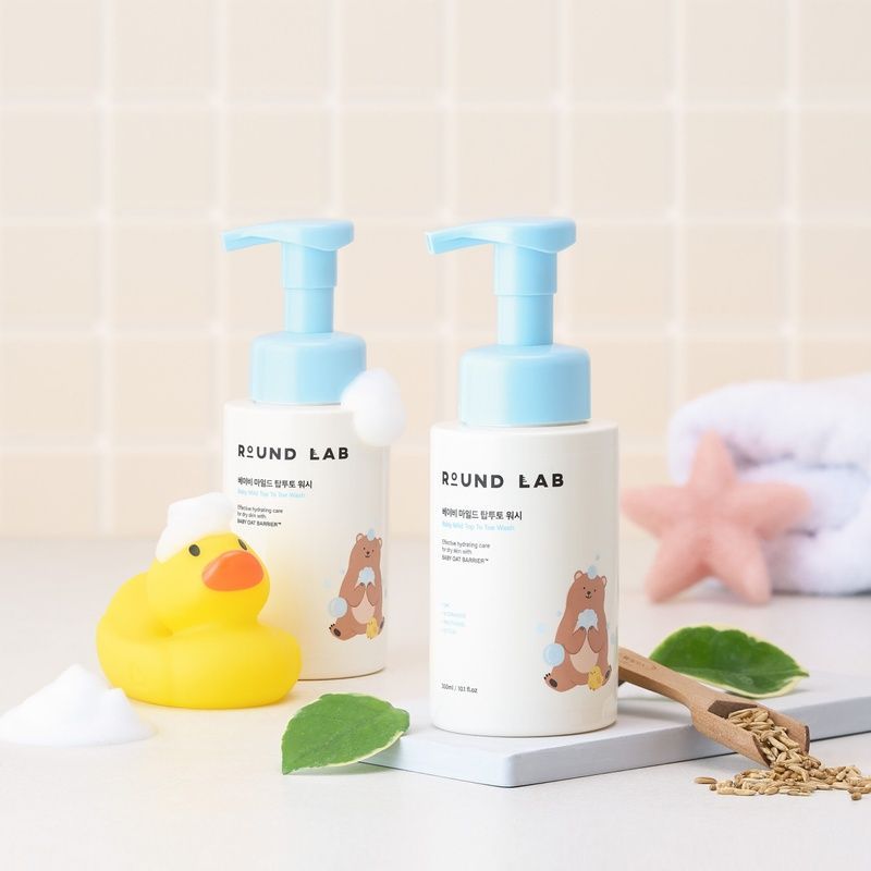 Дитяча пінка для купання ROUND LAB Baby Mild Top To Toe Wash, 300 мл 8809962540584 фото