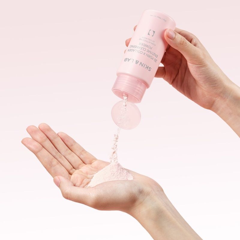 Ензимна пудра SKIN&LAB 3D PDRN &times; Collagen Enzyme Cleansing Powder, 50 г 8809525935550 фото