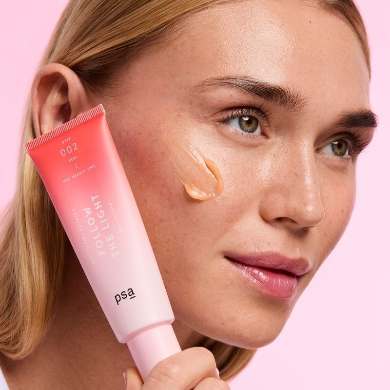 Кислотно-вітамінний пілінг для сяяння шкіри PSA Follow the Light Multi Acids & Vitamin C Radiance Peel, 50 мл 8885014071152 фото