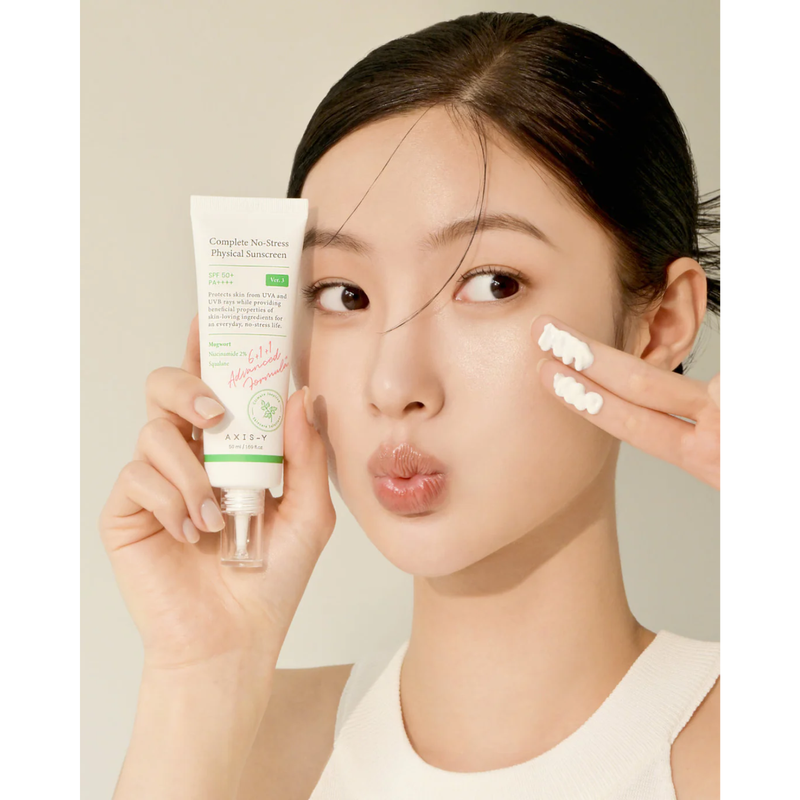 Мінеральний сонцезахисний крем AXIS-Y Complete No-Stress Physical Sunscreen, 50 мл 8809634610119 фото