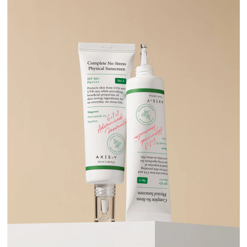 Мінеральний сонцезахисний крем AXIS-Y Complete No-Stress Physical Sunscreen, 50 мл 8809634610119 фото