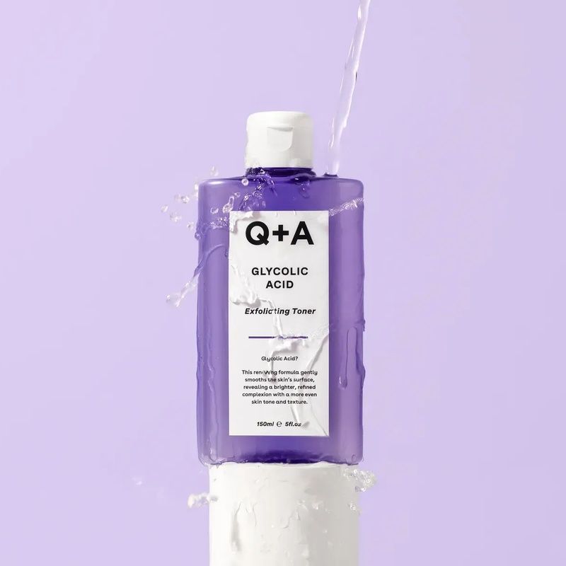 Тонер для обличчя з гліколевою кислотою Q+A Glycolic Acid Exfoliating Toner, 150 мл 5061066470898 фото