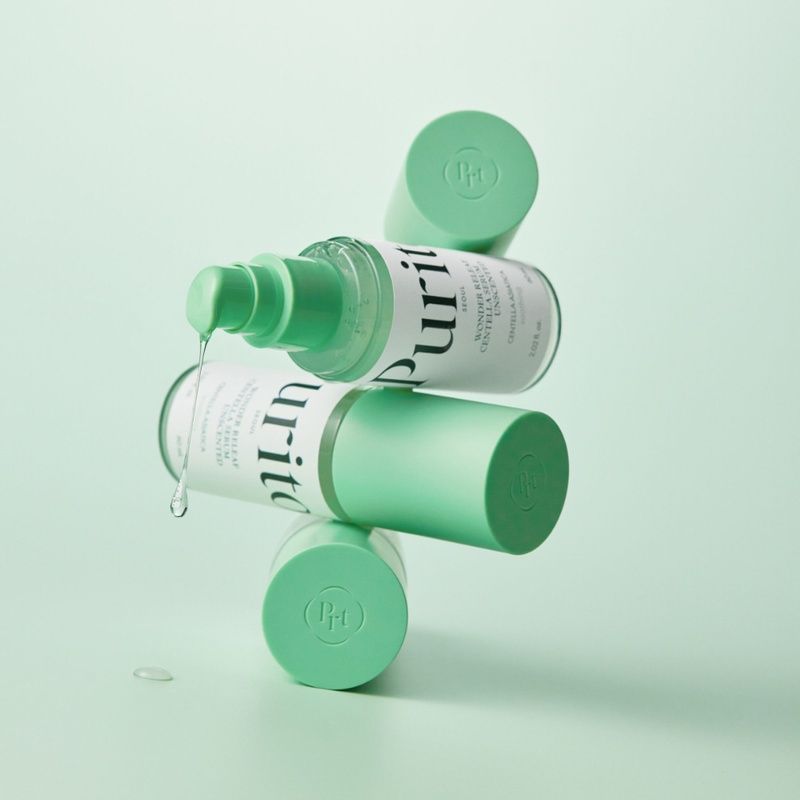 Заспокійлива сироватка з центеллою без ефірних олій Purito Seoul Wonder Releaf Centella Serum Unscented, 15 мл 8809563100804 фото