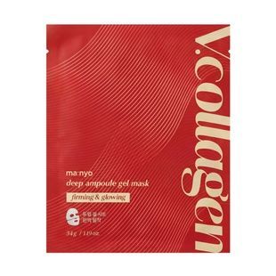 Маска гідрогелева антивікова з колагеном Manyo V.Collagen Deep Ampoule Gel Mask, 1 шт 8809730958795 фото