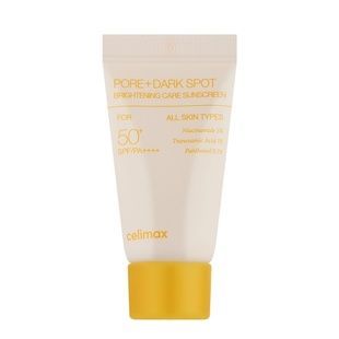 Освітлюючий сонцезахисний крем для сяйва шкіри Celimax Pore+Dark Spot Brightening Sunscreen Mini, 10 мл 04811 фото