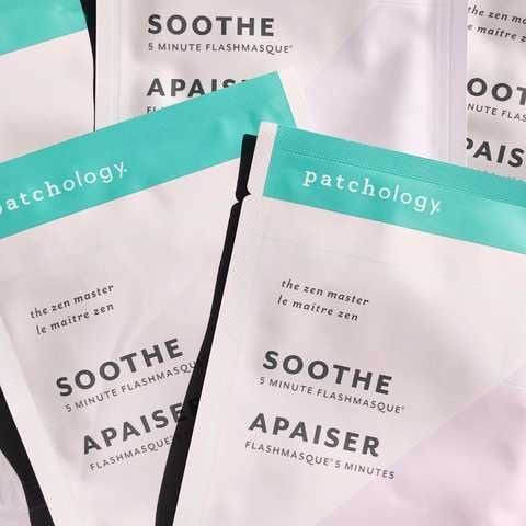 Маска заспокійлива FlashMasque&reg; Soothe 5 Minute Sheet Mask Patchology, 4 шт PAT0016 фото