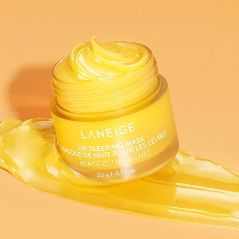 Нічна маска для губ з ароматом манго LANEIGE Lip Sleeping Mask EX Mango, 20 г 8809925206410 фото