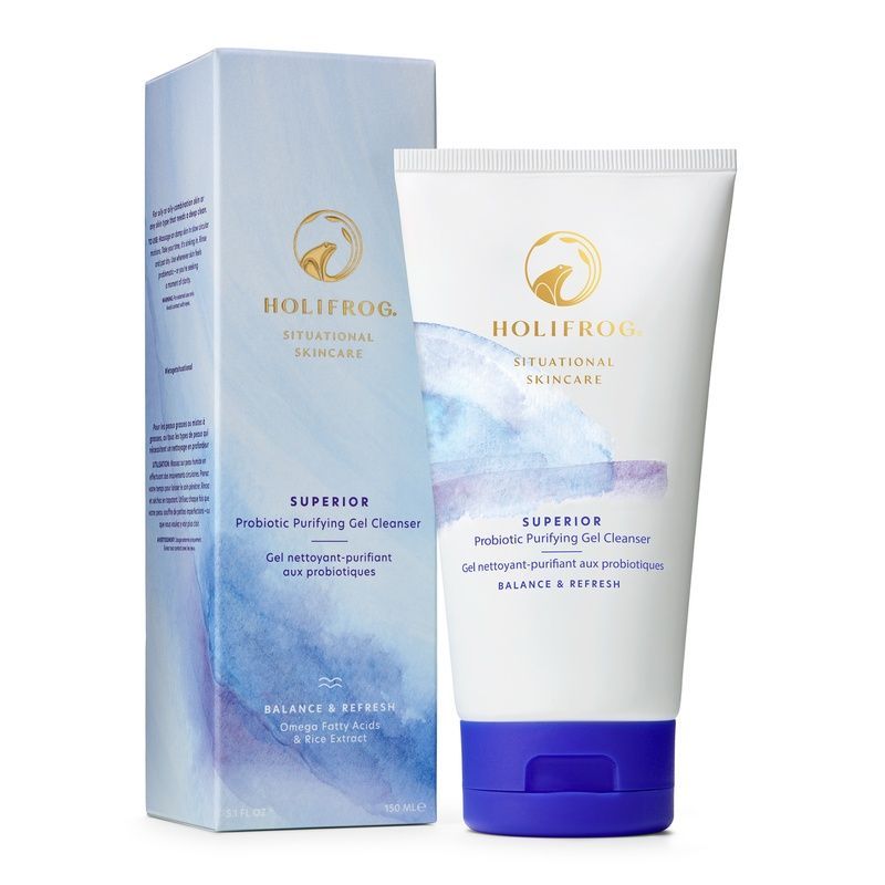 Поживний гель для вмивання з пробіотиками Superior Omega Nutritive Gel Wash HoliFrog, 150 мл 743562773 фото