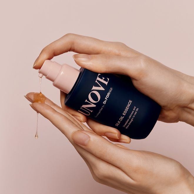 Поживна сироватка для волосся UNOVE Silk Oil Essence Warm Petals, 70мл 8809485534824 фото