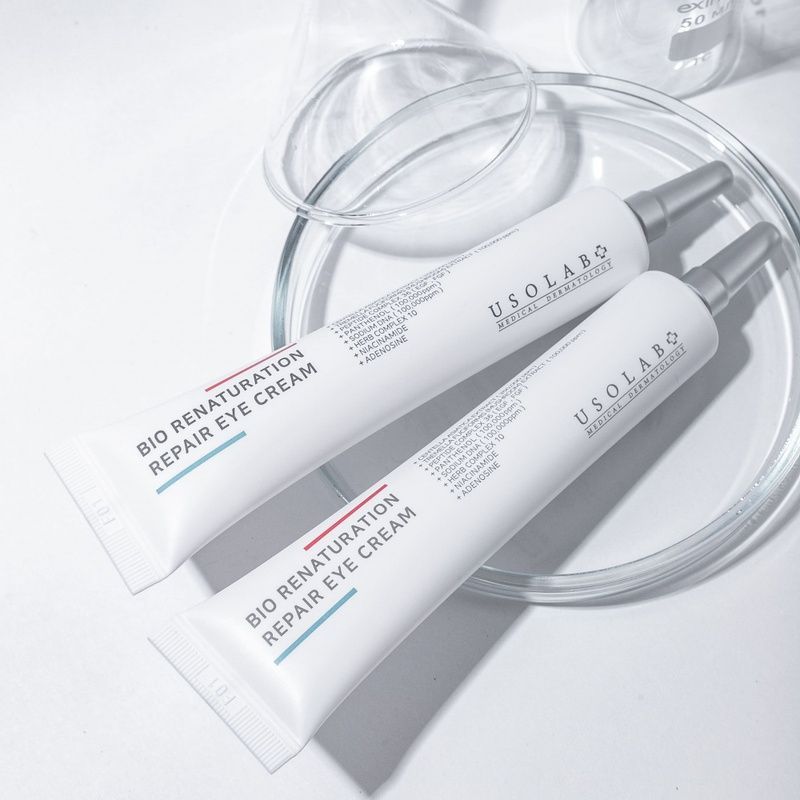 Омолоджуючий крем для очей з пептидами та полінуклеотидами USOLAB Bio Renaturation Repair Eye Cream, 100 мл 364266155596 фото