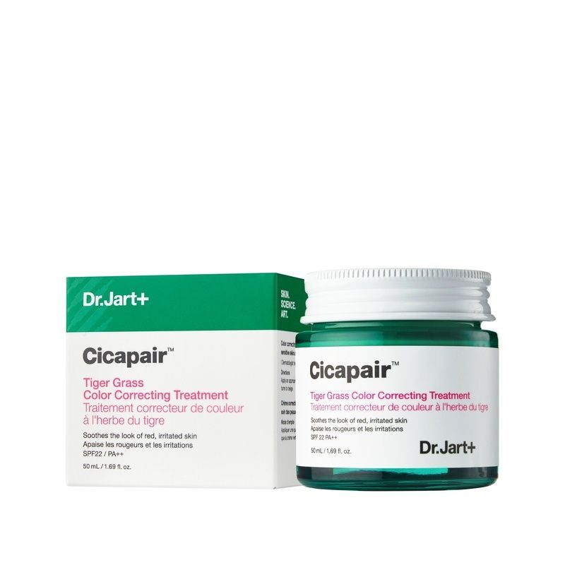 Коригувальний крем для нейтралізації почервоніння шкіри DR. JART Cicapair&trade; Tiger Grass Color Correcting Treatment, 50 мл DRJ115 фото