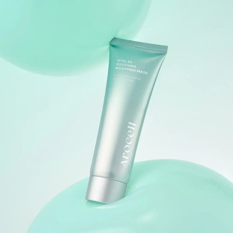 Заспокійлива маска-плівка з гіалуроновою кислотою та пантенолом Arocell Hyal B5 Soothing Wrapping Mask, 80 мл 8809710462175 фото