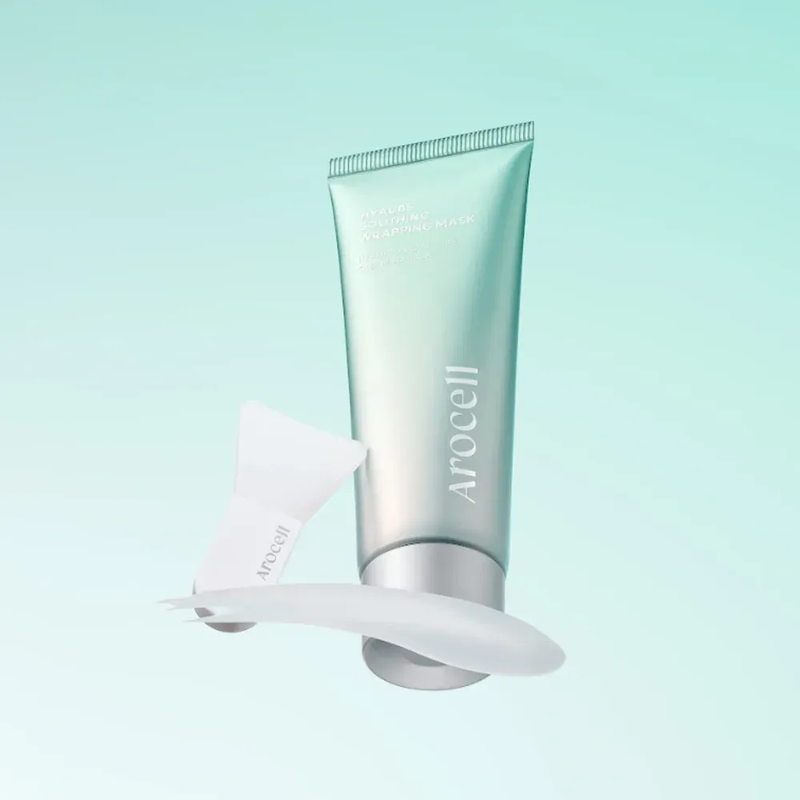Заспокійлива маска-плівка з гіалуроновою кислотою та пантенолом Arocell Hyal B5 Soothing Wrapping Mask, 80 мл 8809710462175 фото