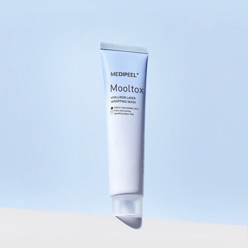 Зволожувальна маска-плівка для обличчя з гіалуроновою кислотою Medi-Peel Hyaluronic Acid Layer Mooltox Wrapping Mask, 70 мл 04478 фото
