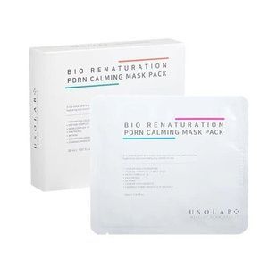 Заспокійлива тканева маска для обличчя USOLAB PDRN Calming mask pack, 10 шт 88097007812311 фото