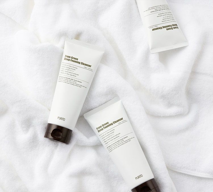 Пінка для глибокого очищення шкіри PURITO From Green Deep Foaming Cleanser, 150 мл 1712 фото