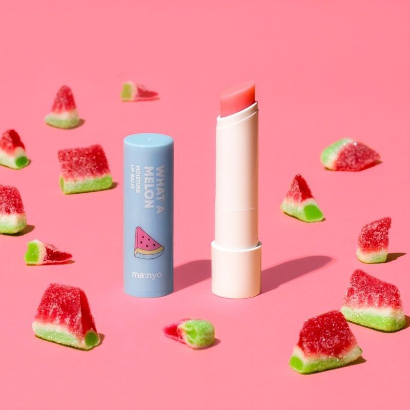 Бальзам для губ зволожувальний з кавуном Manyo What A Melon Moisture Lip Balm, 4 г 000004074 фото