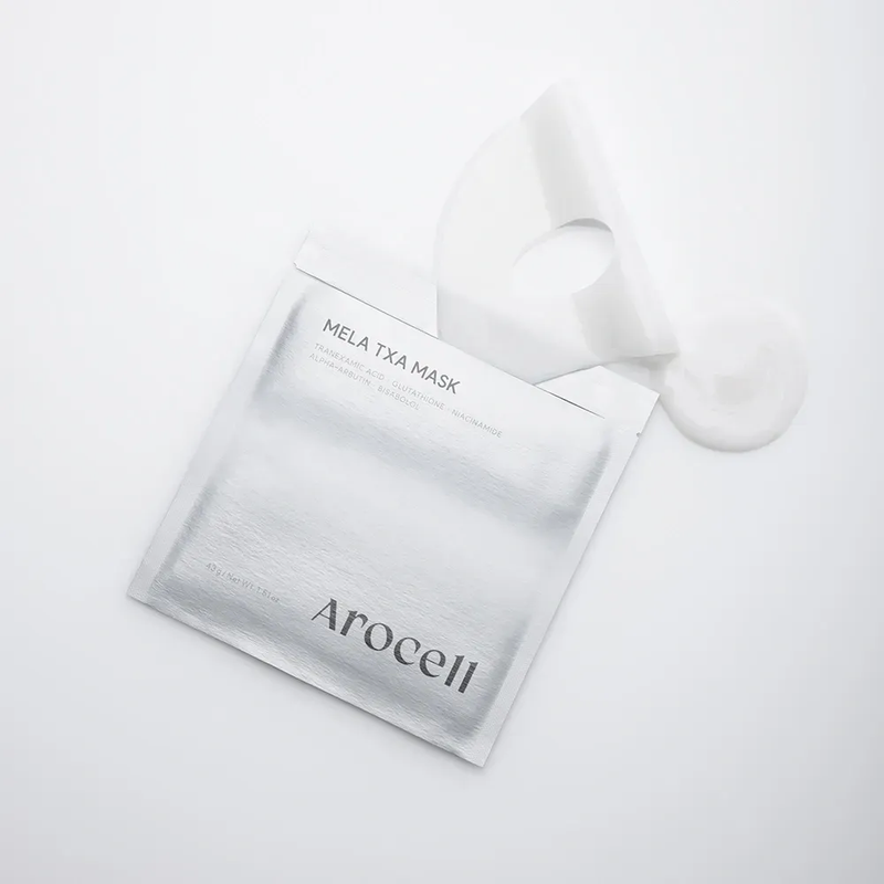 Гідрогелева маска з транексамовою кислотою, глутатіоном та арбутином AROCELL Mela TXA Mask, 1 шт 8809710462144 фото