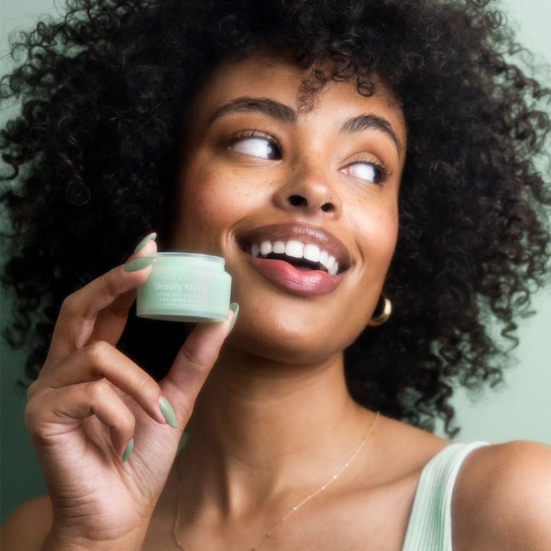 Нічна маска для губ &laquo;Огірок-м&rsquo;ята&raquo; NCLA Beauty Beauty Sleep Overnight Lip Mask - Cucumber Mint, 15 мл 850034009599 фото