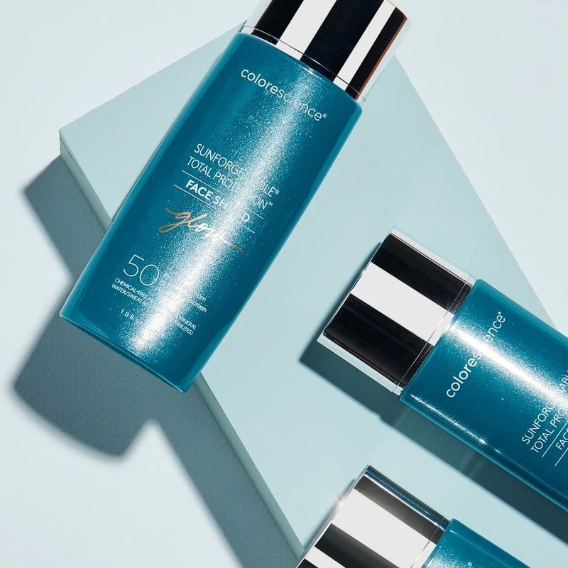 Сонцезахисний крем для обличчя з ефектом сяйва Colorescience Sunforgettable Total Protection Face Shield Glow SPF 50, 55 мл 403104502 фото