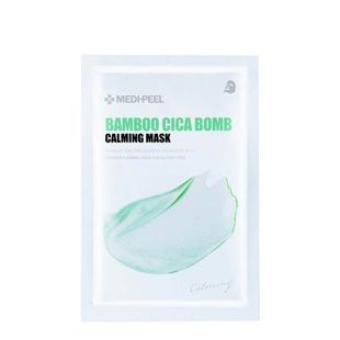 Маска тканинна заспокійлива з центеллою Medi-Peel Bamboo Cica Bomb Calming Mask, 1 шт 8809409345413 фото