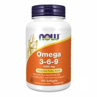 Омега NOW Omega 3-6-9 м'які капсули, 100 шт 733739018359 фото