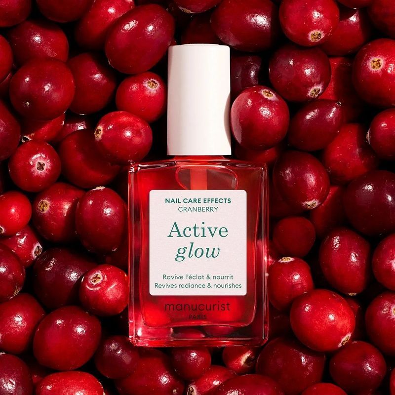 Лак для нігтів з ефектом коралового блиску Manucurist Active&trade; Glow Cranberry, 15 мл 3662263222390 фото