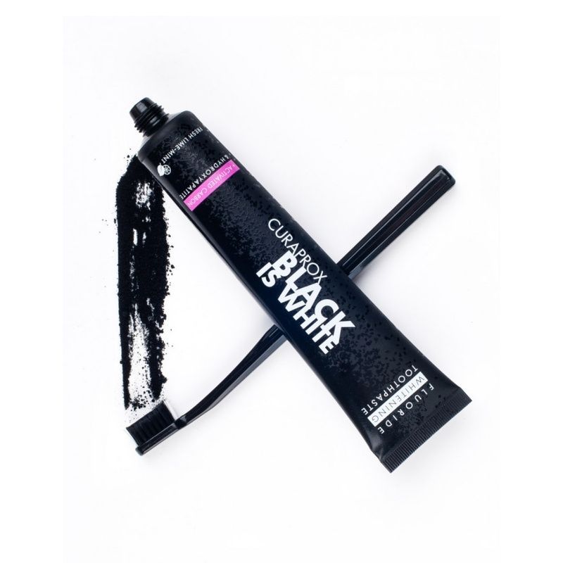 Відбілююча зубна паста Curaprox Black is White, 90 мл 7612412423822 фото