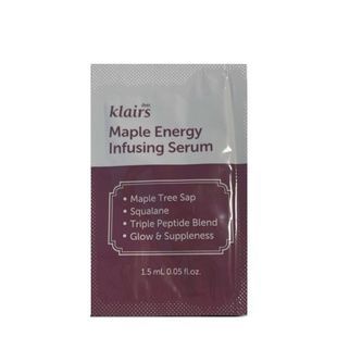 Живильна сироватка з соком клену DEAR, KLAIRS Maple Energy Infusing Serum, 1.5 мл 88095728939575 фото