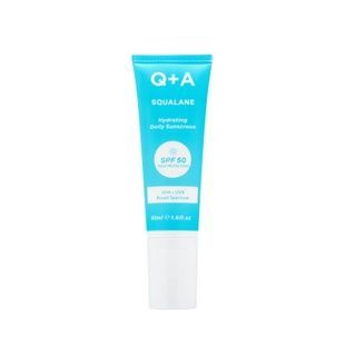 Зволожуючий сонцезахисний крем для обличчя Q+A Squalane Hydrating Daily Sunscreen, 50 мл 5060486267859 фото