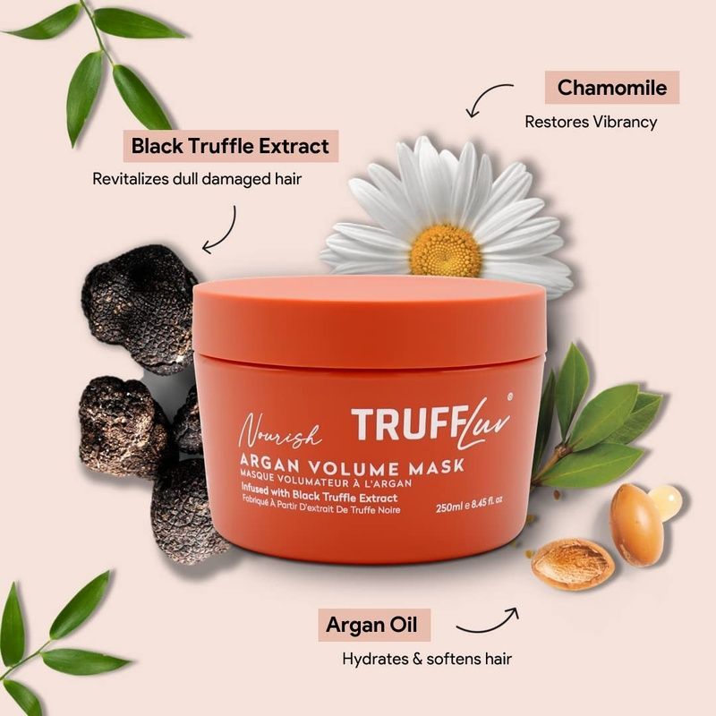 Арганова маска для об&rsquo;єму для волосся TruffLuv Nourish Argan Volume Mask Уцінка, 500 мл 72900190343919 фото